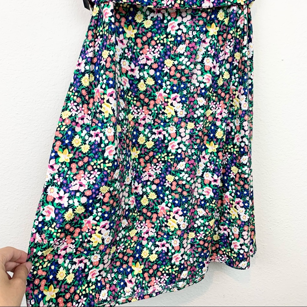 Tommy Hilfiger Floral Tie Cotton Shirt Dress Spring Sleeveless - Picture 7 of 7